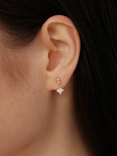 S925 Sterling Silver Starry Sparkle Stud Earrings